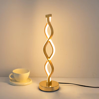 Lampe de bureau LED de style minimaliste moderne, alimentée par USB, à intensité variable, lampe de table décorative haut de gamme, petite lampe de chevet