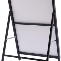 Exhibidor de Carteles LED Ultrafino con Marco en A para Acera, Soporte para Carteles de Películas, Letrero Publicitario con Caja de Luz para Interiores y Exteriores