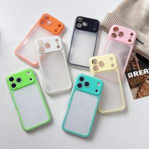 Coque de téléphone bicolore effet peau pour iPhone 17 PRO, mate et antichoc, également compatible avec l'iPhone 16, au toucher agréable et tendance. - Product Image 1