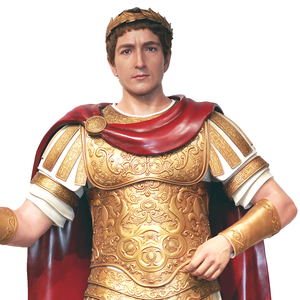 Escultura de Silicona del Emperador Cristiano, Tallada a Mano, con Temática Religiosa, para Exhibición en Interiores, Colección de Museo - Product Image 3