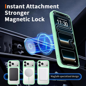 Funda protectora magnética transparente esmerilada para PC, con ventana grande, anticaídas, compatible con iPhone 17 Pro Max - Product Image 3