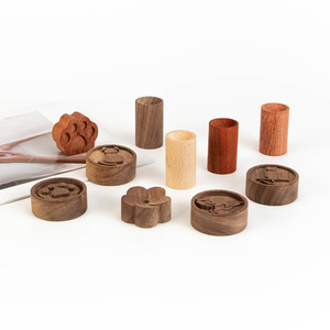 Ensemble diffuseur en bois pour voiture, ornement d'aromathérapie portable pour intérieur, bois massif de hêtre et noyer, décoratif, sans électricité - Product Image 2