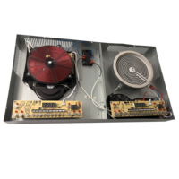 4000W Doppelplatten-Induktions-Infrarotkochfeld Einbau-Doppelkochplatte mit Touch-Steuerung Keramik-Induktionskochfeld