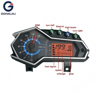 Compteur de régime numérique LCD, tableau de bord de moto, compteur de vitesse de moto, compteur de vitesse pour Akt Cr4 125 162