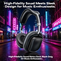 Grosir headphone nirkabel Bass dalam lintas batas untuk headphone gigi biru cocok dengan untuk P9 Pro Max Over-Ear