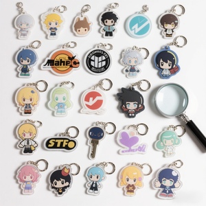 Porte-clés Kawaii en caoutchouc souple, pendentif vinyle personnalisé, figurine de dessin animé, mini mascotte de designer, jouet de collection, fourniture d'usine - Product Image 5
