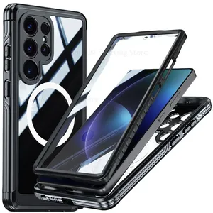 Funda Protectora Híbrida 360° <span class=keywords><strong>para</strong></span> <span class=keywords><strong>Samsung</strong></span> S25 Ultra S23 S24FE, Cristal 9H, Resistente, <span class=keywords><strong>para</strong></span> Galaxy A55 A16 A36 A56 - Product Image 5