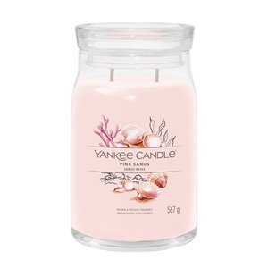 Yankee Candle - Candela Grande in Vaso con 2 Stoppini Pink Sands - Product Image 1