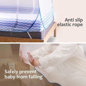 Nhà máy trực tiếp có thể gập lại màn chống muỗi tự động pop-up có thể gập lại màn chống muỗi cho giường - Product Image 4