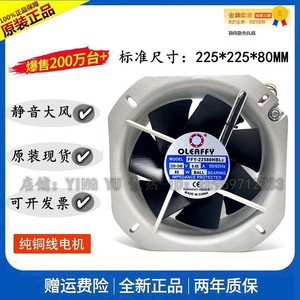 Ventilateur de refroidissement Oleaffa 220-240V Moteur AC Cadre noir argenté Utilisation industrielle pour garage - Product Image 5