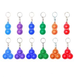 Juguetes de Silicona Personalizados para Aliviar el Estrés, Llaveros con Burbujas para Presionar con los Dedos, Juguetes Antiestrés - Product Image 6