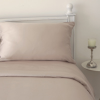 Parure de lit 4 pièces en 100 % Lyocell 400T 60S dérivé d'eucalyptus, ultra douce, comprenant housse de couette et taies d'oreiller
