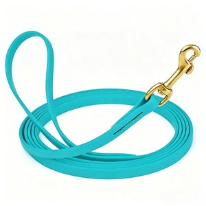 <span class=keywords><strong>Laisse</strong></span> de suivi pour chien OEM personnalisée <span class=keywords><strong>en</strong></span> <span class=keywords><strong>Biothane</strong></span>, étanche, avec fermoir <span class=keywords><strong>en</strong></span> laiton robuste, facile à nettoyer, longue, pour l'entraînement et le rappel <span class=keywords><strong>en</strong></span> extérieur - Product Image 2