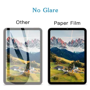 LFD461 उच्च पारदर्शिता विरोधी खरोंच की तरह कागज गोली स्क्रीन रक्षक फिल्म के लिए iPad मिनी likepaper पेंटिंग स्क्रीन रक्षक