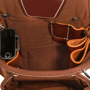 Cinturón de herramientas al por mayor, accesorios para cinturón de fontanero, soporte de cinturón resistente con múltiples bolsillos, bolsas de herramientas de cuero para cintura, bolsa de herramientas de cuero para carpintero y enajerador - Product Image 4