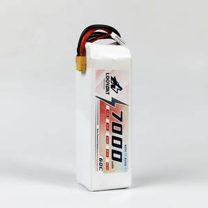 4S 14.8V 7000mah 60C <span class=keywords><strong>Lipo</strong></span> 폴리머 배터리 FPV 드론 22.2V 44.4V 6S 12S 딘 커넥터 7.4V 전압 RC 팩 리튬 이온 LCO 장난감 - Product Image 4
