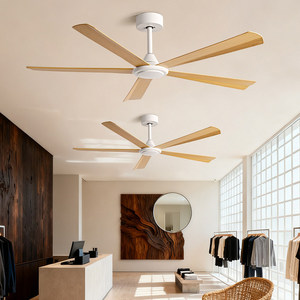 <b>Ceiling</b> <b>Fan</b> DC Motor <b>Remote</b> <b>Control</b> Quiet Design For Office Living Room Commercial Use - Product Image 2