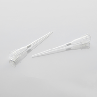 Embouts de pipette universels jetables 10 µl transparents stériles à faible rétention sans RNase sans DNase pour utilisation en PCR