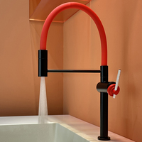 Robinet de cuisine moderne en laiton, extractible, rotation universelle, sortie d'eau multifonctionnelle, poignée unique, utilisation double eau chaude/froide, robinet d'évier