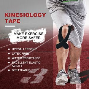 Cinta de Kinesiología Deportiva Regular Precortada de 5 cm x 5 m (2'' x 16.4 pies) con Impresión de Logotipo Personalizado OEM para Deportes y Fisioterapia - Product Image 4