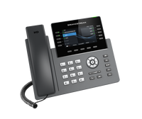 Téléphone IP Wi-Fi 6 POE Grandstream GRP2615 authentique avec écran couleur 4,3 pouces, 12 comptes SIP, 10 lignes pour bureaux professionnels