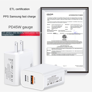Adaptateur de voyage incassable USB-C PD45W pour Royaume-Uni, <span class=keywords><strong>prix</strong></span> de gros, plusieurs chargeurs muraux portables pour téléphone <span class=keywords><strong>portable</strong></span> - Product Image 6