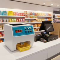 Système de numérisation anglais personnalisable, machine distributrice de monnaie à prise universelle en métal et emballage PVC, pour un joueur, modèle annuel