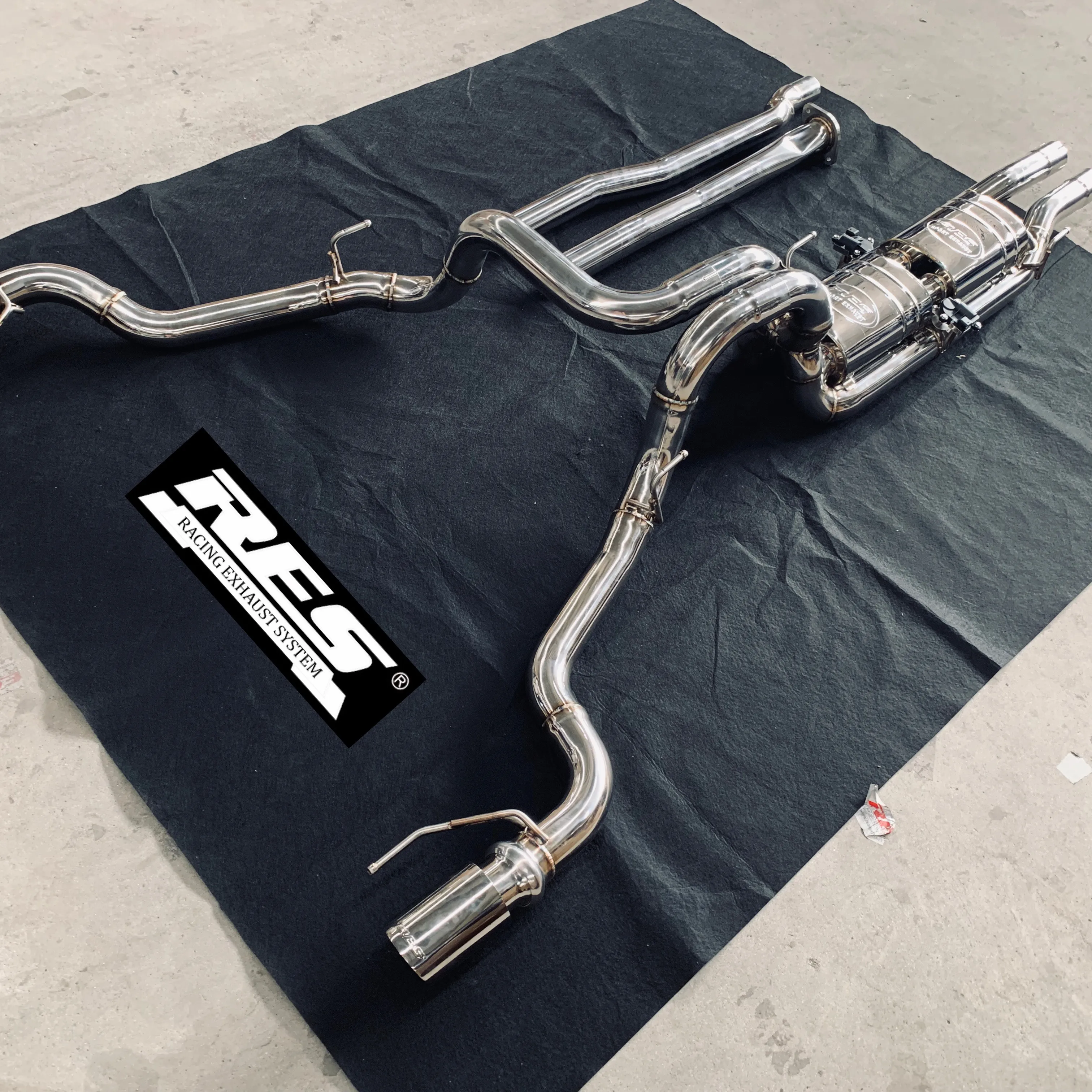 High Performance Racing Remote Control Kits Stainless Steel 304 Valvetronic Exhaust System For Ford Raptor F150 2023