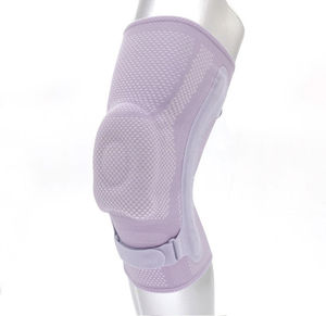 Genouillère respirante en silicone avec double stabilisateur à ressort et sangle de compression pour la protection sportive - Product Image 2