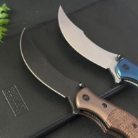 Couteau pliant de camping OEM CR 7465, acier 8Cr13Mov, haute dureté, couteau tactique de survie EDC, couteau de chasse de poche, multi-outils pour l'extérieur