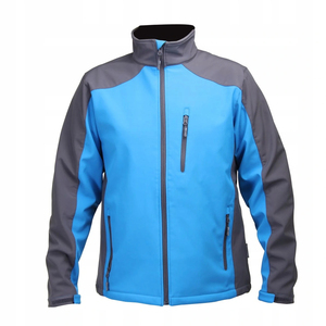 Veste Softshell en Toile pour Homme Hiver 2022 – Vente en Gros, Logo Brodé Personnalisé, Imperméable, Fermeture Éclair, Coupe-Vent en Polyester à Motifs - Product Image 4