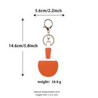 Pendentif Sportif Personnalisé OEM&ODM en Forme de Raquette de Tennis de Table en Cuir pour Sac à Main, Sac à Dos, Pochette, Trousse de Maquillage, Décoration Quotidienne à Suspendre