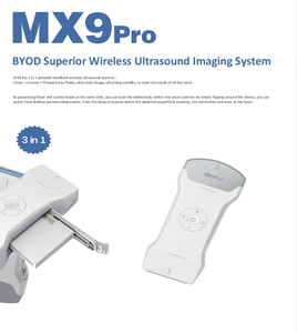 Échographe vétérinaire portable Colar Doppler Pocket 192 éléments POCUS avec batterie rechargeable Échographe portable - Product Image 1