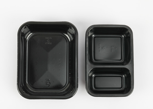 Barquette jetable en plastique CPET, compatible micro-ondes et four, pour repas de bord, sushis, biscuits, sucre, sandwichs – Vente en gros - Product Image 5