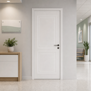 Puerta Interior de Madera Sólida con Diseño de Panel Natural, Tamaño Personalizado, Puerta Lisa para Dormitorio, Sala de Estar, Renovación del Hogar - Product Image 5