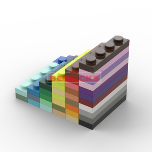 ตัวต่อ BEBRICKS ชุดที่ 3710 แผ่น 1x4 ของเล่นตัวต่อสร้างสรรค์ DIY สีสันสดใส MOC ชุดตัวต่อสำหรับเด็ก - Product Image 4