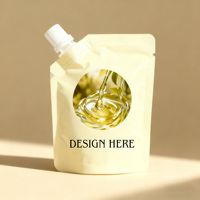 Sacs en papier kraft à bec verseur imprimés sur mesure, imperméables, anti-odeurs, pour le savon liquide, le shampoing, les emballages de recharge, impression en héliogravure