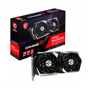 Carte graphique d'occasion Radeon 6600 Gaming X 8G avec mémoire GDDR6, processeur graphique Radeon 6600, fréquence jusqu'à 2607 MHz, AMD Radeon RX 6600 XT Gaming X - Product Image 3