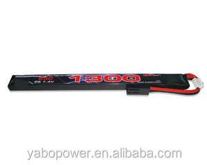 7<strong>.</strong>4 v 25c 2 s 1300 mah lipo battery for airsoft/gun/rc model/hobby - Product Image 1