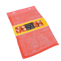 25kg Mesh-verpakkingszakken met aangepast logo voor uien, aardappelen, groenten en fruit