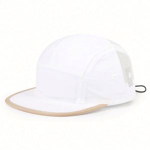 หมวกแก๊ปแบบ Snapback ปีกแบนสั่งทำจากโรงงาน ผ้าแห้งเร็ว สำหรับเล่นกีฬา วิ่ง หรือแคมป์ปิ้ง หมวกเบสบอล 7 แผงสั่งทำได้ - Product Image 5