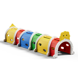 Túnel de Juego Infantil <span class=keywords><strong>para</strong></span> Interiores, Diseño de Animales, Plástico, Multifuncional, <span class=keywords><strong>para</strong></span> Gatear, Educación Temprana, Tren Pequeño - Product Image 5