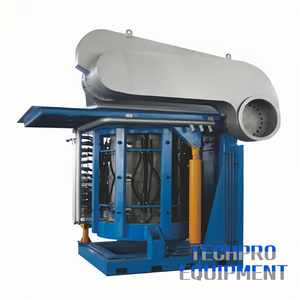 Four à induction résistant aux hautes températures Capacité de 1.2 à 1.5t et structure solide pour les lignes de coulée d'acier moyen - Product Image 2