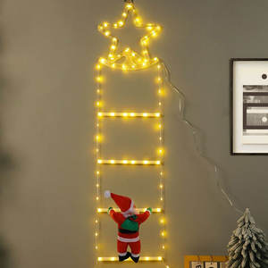 Guirnalda Decorativa de Halloween de Alta Calidad con Luces LED, Decoración para Colgar en la Puerta para Fiestas del Festival de los Fantasmas - Product Image 2