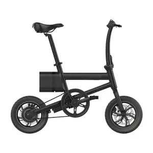 Export adult folding electric bicycle 12 inch small portable electric bicycle lithium battery assisted e bike