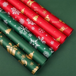 Không Thấm Nước Giáng Sinh Hoa Giấy Gói Dày Hoa Trang Trí Chất Liệu Cho Người Bán Hoa In Offset Bán Buôn - Product Image 5