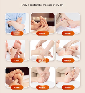 Masajeador de Pies Eléctrico Profesional de Alta Calidad, Moderno, con Temporizador, Vibración Profunda, Rodillos, Amasamiento, Shiatsu, Compresión de Aire y Calor - Product Image 5