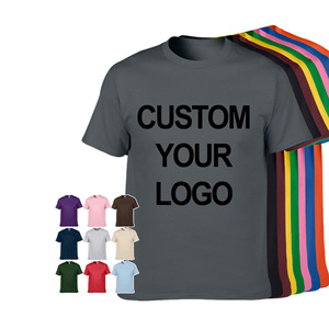 100% Cotton Cộng Với Kích Thước Người Đàn Ông Của T-Shirts Áo Phông Với Logo Biểu Tượng Tùy Chỉnh In Đồng Bằng T Áo Sơ Mi Tùy Chỉnh T Áo Sơ Mi In Ấn Trống T-Shirt - Product Image 1