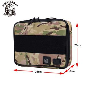 Sac de transport tactique compact personnalisé Sinairsoft 500D Multi-Camo en nylon durable avec fermeture éclair - Product Image 1