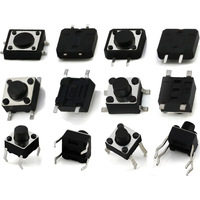 Étanche 6x6 à travers le trou Type interrupteur tactile Dip SMD interrupteur tactile c ap illuminé Led Micro interrupteur bouton poussoir